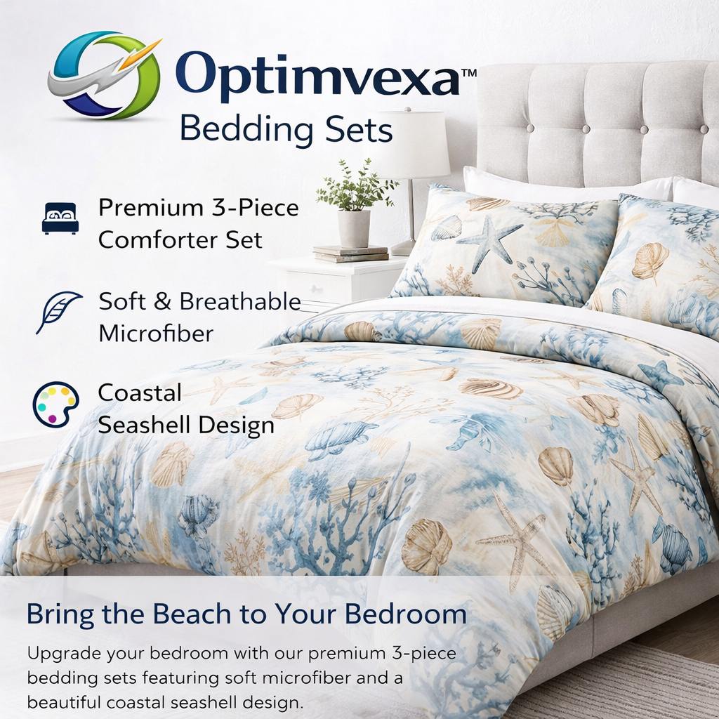 Optimvexa™ Coastal Serenity Bedding Set