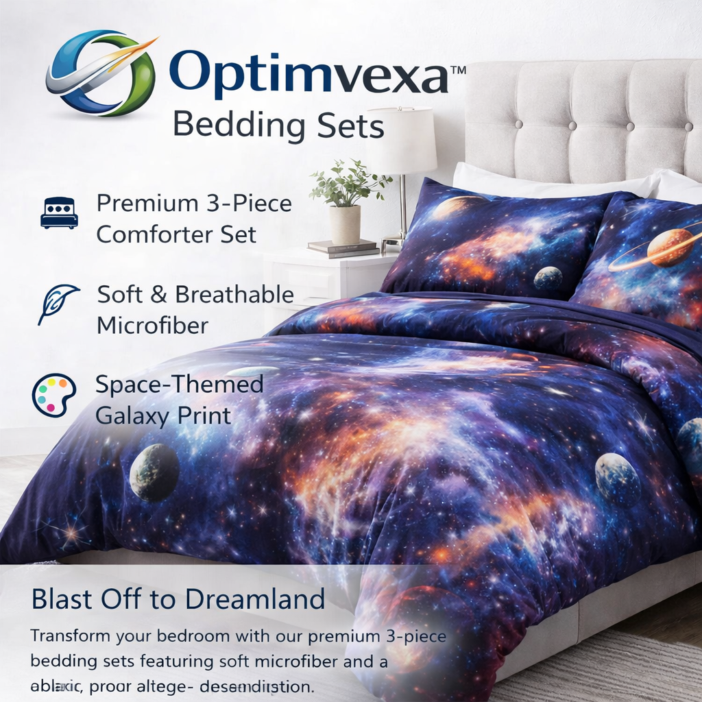 Optimvexa™ Galaxy Dream Bedding Set