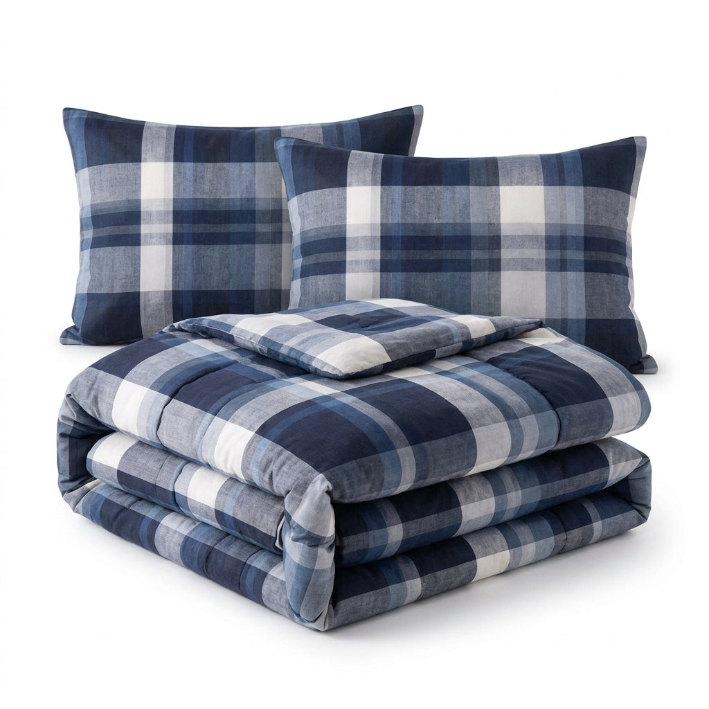 Optimvexa™ Classic Plaid Bedding Set