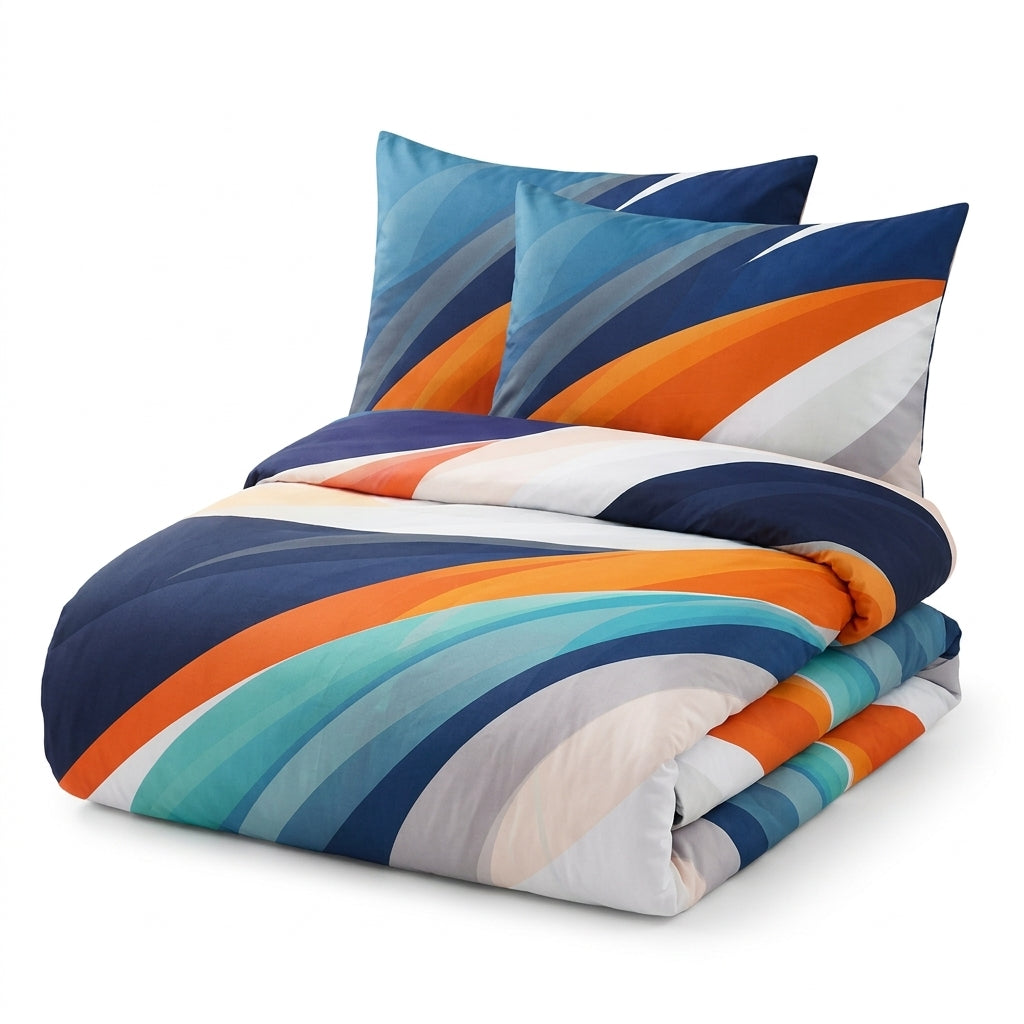 Optimvexa™ Radiant Stripes Bedding Set