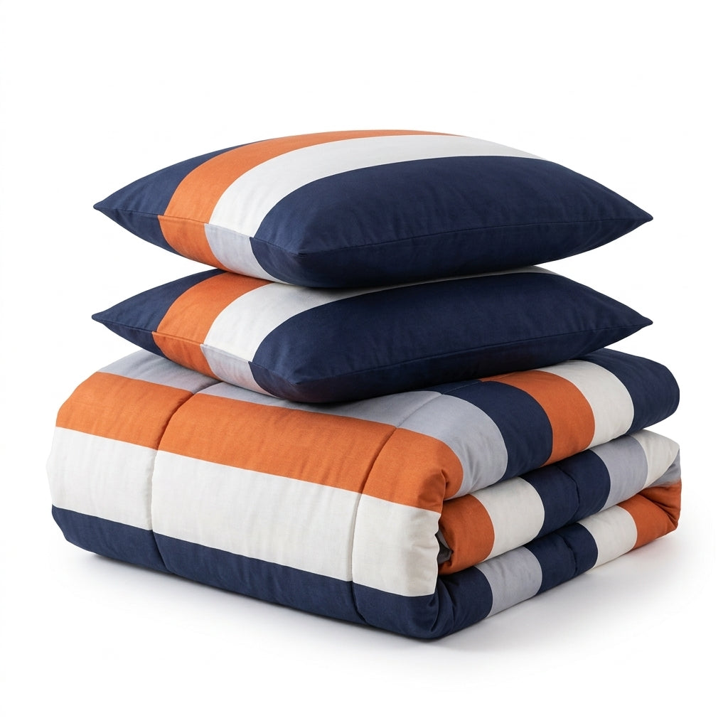 Optimvexa™ Vibrant Stripes Bedding Set
